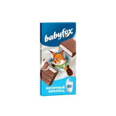Шоколад Babyfox 90гр\14шт Молочный 