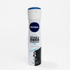 Дезодорант Нивея 150мл\12шт Невидимая защита д/черного и белого Pure ж/б