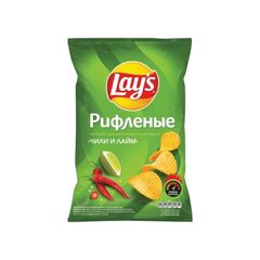 Чипсы Лейс 105гр\20шт Чили лайм пак.