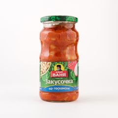 Закуска Дядя Ваня 370гр\12шт Тосканская с овощами ст/б