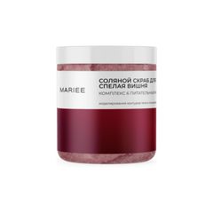 Соляной Скраб Mariee  250мл\8шт Для тела Спелая Вишня 