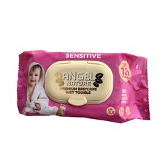 Влажные салфетки W&W 120шт\10шт Angel sensetive детские 
