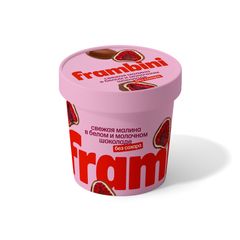 Малина Frambini 130гр\12шт в белом и молочном шоколаде заморож. б/сахара 