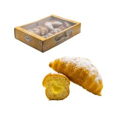 Круассаны Альфа \900гр с начинкой со сливочным вкусом (ИП Алиев) 