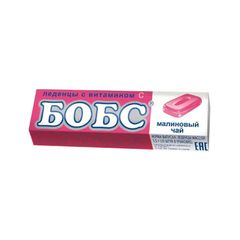 Леденцы Бобс 35гр\12шт малиновый чай леденцы с вит. С BS-3-3 