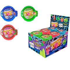 Жевательная резинка Candy Lab 10гр\30шт "Дуй пузырь! ROLL + тату" 