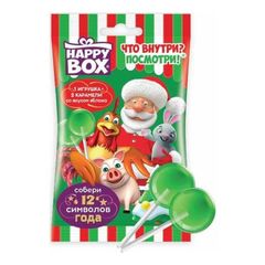 Карамель HAPPY BOX 20гр\ леденцовая на палочке "Аниме" HB-15-10 