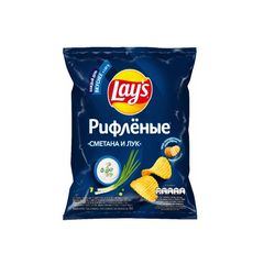 Чипсы Лейс 70гр\25шт Сметана Лук пак.