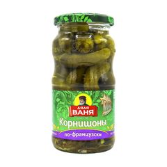 Огурцы Дядя Ваня 460гр\12шт корнишоны "По-Французски" ст/б