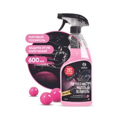 Полироль Грасс 600мл\ очист. пластика матовый "Polyrole Matte" bubble 