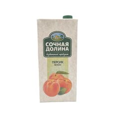Сок Сочная Долина 950мл\12шт Персиково-яблочный ССН TBA slim